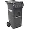 Otto Global Industrial 35 Gallon Mobile Trash Container, Gray 3955050F-BS8 - alternate 1